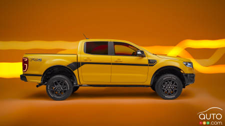 2022 Ford Ranger Splash, profile